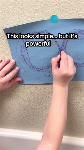 The infinity loop helps kids cross midline, build coordination, and prepare for writing, all through big, playful movements. Try 5 slow reps each direction on a wall or window.