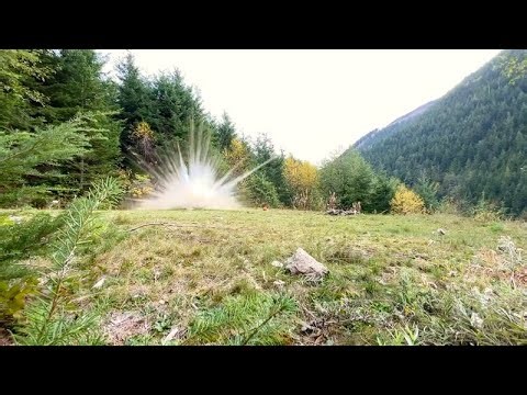 Lets make a pumpkin disappear | Tannerite VS Pumpkin