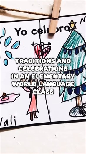 Carolina • 🇨🇴 • Spanish Teacher • on Instagram: "During this time of the year in the United States, Christmas permeates every aspect of our lives - from TV ads and radio broadcasts to the coffee cups we hold in our hands. For students and families who don’t celebrate this holiday, it can be overwhelming as they are inundated with these images and messages. It’s essential to create a classroom environment where students can discover and share their cherished family traditions and celebrations. 