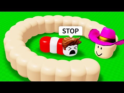 I got MAX LENGTH in Roblox WORMFACE and bullied everyone..
