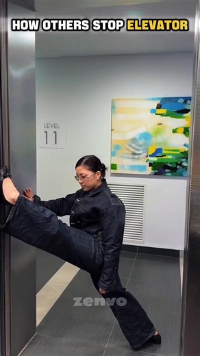 Normal Elevator Use VS This GUY 🤯😎