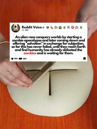 An alien race conquers worlds by starting a zombie apocalypse and later coming down and offering