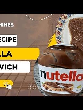Nutella sandwich Recipe - Easy Recipe - Kid's favourite