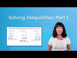 Solving Inequalities: Part 1 - How To Solve Two-Step Inequalities