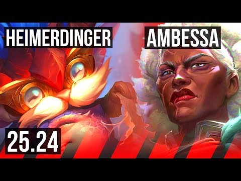 HEIMERDINGER vs AMBESSA (TOP) | KR Diamond | 25.24