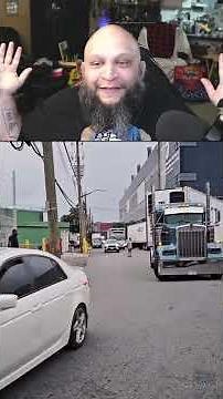 🚛 INSANE Truck Backing! 53ft Reefer vs. TIGHT NYC Spot! 😱 #TruckerSkills