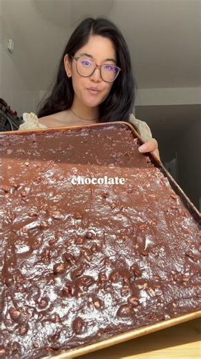 The easiest, biggest chocolate cake: Texas sheet cake!