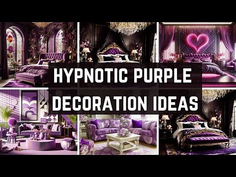 100 Hypnotic Purple Home Decor Interior Design Ideas for 2024