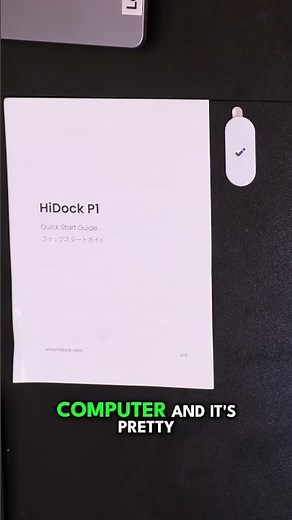 HiDock P1 Unboxing: Easy Setup & No IT App Hassle! #shorts