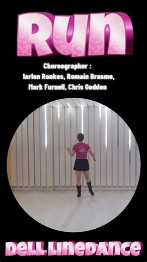 Run Linedance/런/Improver/초중급/#DellLinedance