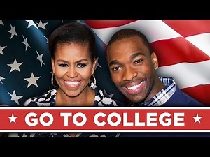 Watch Michelle Obama Rap in a New Video for 'College Humor'