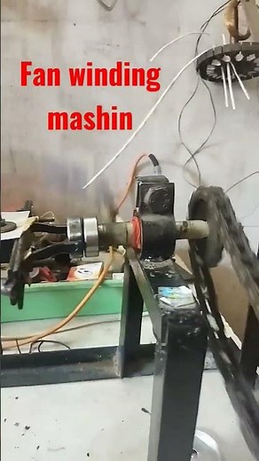 homemade ceiling fan winding machine