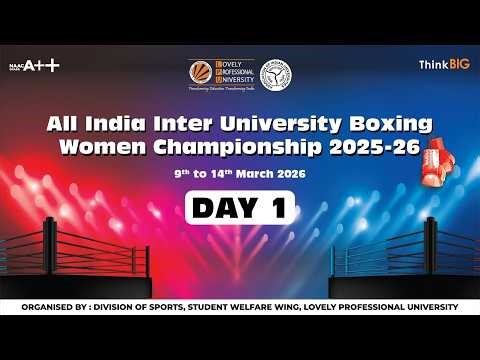 Women's Boxing Championship LIVE | Day 1 | All India Inter University 2025-26 | LPU