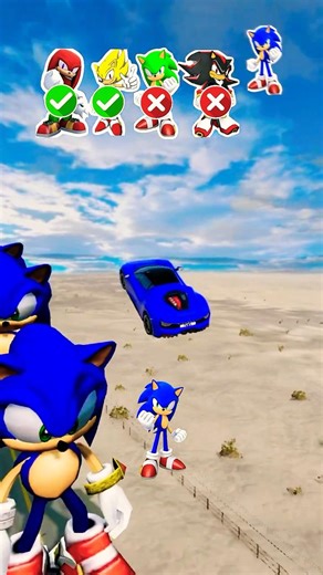 Sonic Cars INSANE Jump Challenge! 😱🔥