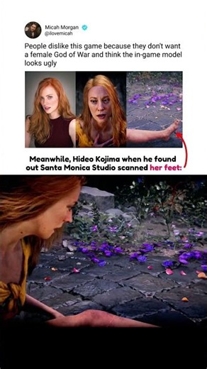 Hideo Kojima after learning they scanned Kratos' wife's feet 😂