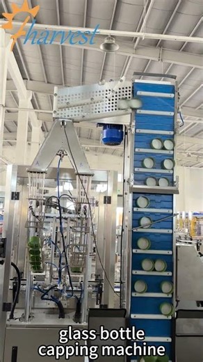 Double-headed glass bottle capping machine for coffee beans, fully automatic servo contorl capping