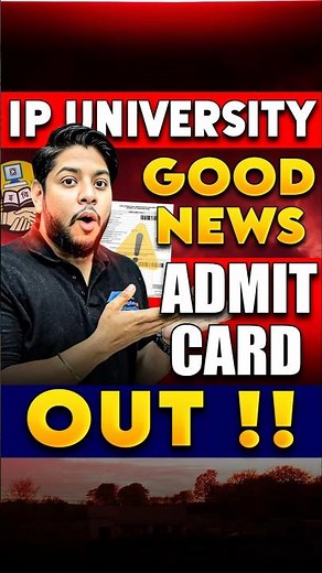 IP University Admit Card 2025 OUT! | How to Download IPU CET Admit Card😍#shorts #ipuniversity