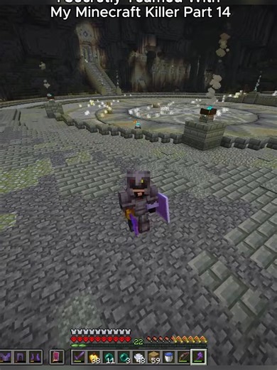 I Secretly Teamed With My Minecraft Killer Part 14 #fyp #minecraft #flamefrags