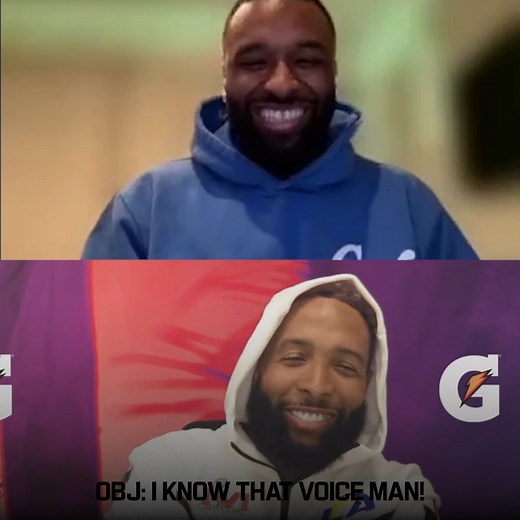 Jarvis Landry surprises Odell Beckham Jr at his Super Bowl press conference. This is so wholesome. | NFL