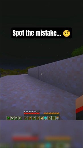 Is anything wrong with this video? 🤨 #minecraft #gaming #shorts #shortsfeed #gameplay