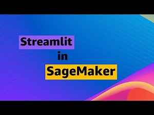 Using Streamlit in Amazon SageMaker (Notebooks, Studio, JupyterLab)