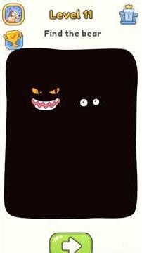 DOP 5 (delete One part) level 11 find the bear?#viral video #shorts