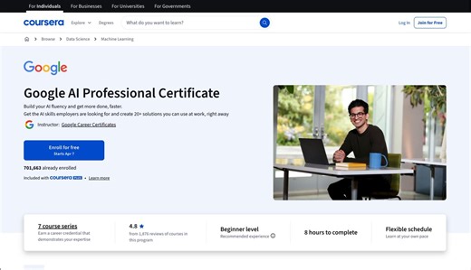 🚨BREAKING: GOOGLE JUST DROPPED 7 FREE AI COURSES THAT 150+ COMPANIES OFFICIALLY RECOGNIZE FOR HIRING. 700,000+ PEOPLE ALREADY ENROLLED.Save this. Come back when you're ready to start.Something shifted in the job market this year and most people missed it.Hiring managers stopped caring about how many years you've been working. They started caring about whether you know how to use AI. 70% of them now say they'd pick a candidate with AI skills over someone with a longer resume.And people who figur