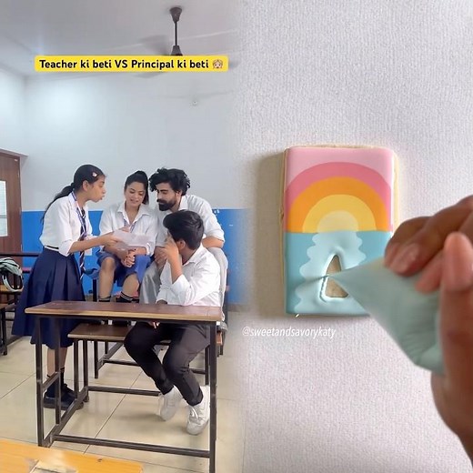 Teacher ki Beti VS Principal ki beti 👧🏼 #shorts #sejalgabashorts #schoollife #ytshorts