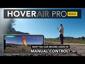 HOVER AIR X1 PRO MAX - Record audio while flying with beacon & joysticks controller!