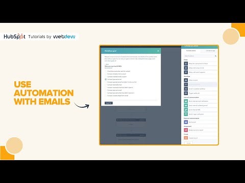 How to use automation with emails in HubSpot