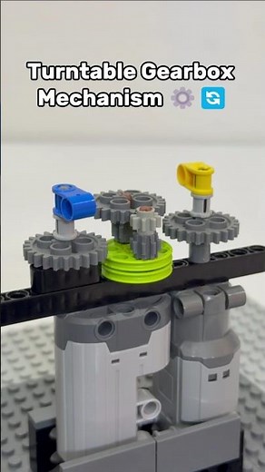LEGO Servo Controlled Turntable Gearbox⚙️🔄#LegoTechnic#Engineering