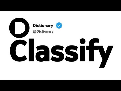 Classify Significado Em Português