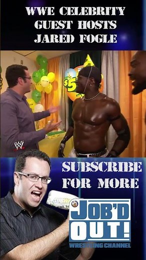 Jared (The Subway Guy) Fogle's appearances in the WWE 🤢🤮