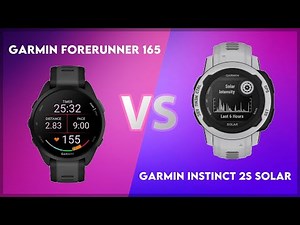 Garmin Forerunner 165 vs Garmin Instinct 2S Solar Comparison