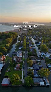 Just 15 minutes east of downtown, the Canal District in Jefferson Chalmers is what some call Detroit’s Little Venice. A network of canals built over 100 years ago connects homes to the river, creating a quiet spot for kayaking, boating, or walks along the water. More than 160 acres of waterfront parks surround the neighborhood, along with 1920s brick storefronts, Art Deco churches, and vintage ballrooms that hint at the area’s past. With new seawall repairs and fresh investment, this Eastside ge