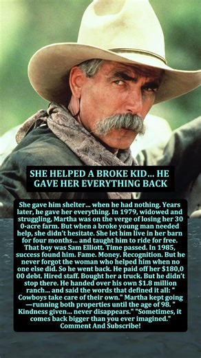 SHE HELPED A BROKE KID… HE GAVE HER EVERYTHING BACK