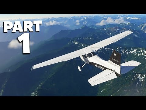 MICROSOFT FLIGHT SIMULATOR 2020 Gameplay Walkthrough Part 1 - FIRST TAKEOFF AND LANDING