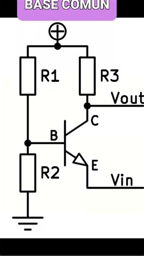 Transistor BASE COMUN - Electronica BASICA