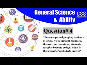 Average Questions | Math Problems | General Science and Ability | Study River | CSS Club