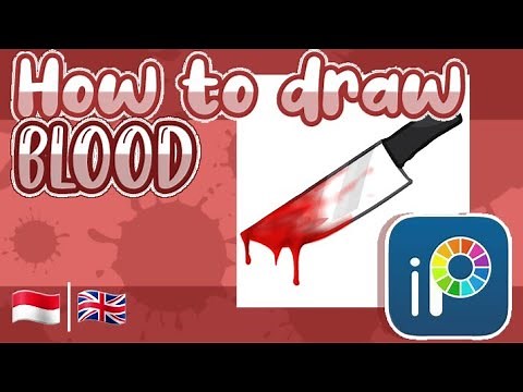 How to draw blood | ENG🇬🇧/ID🇮🇩 subtitle | tutorial | Ibis paint x