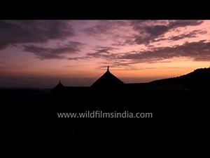 Beautiful sunset time lapse