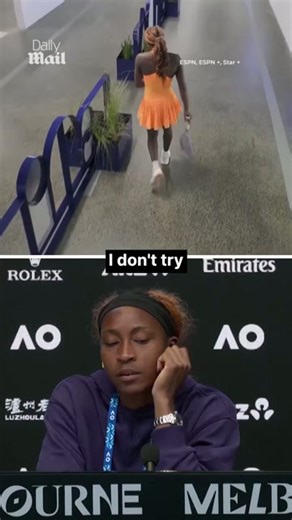Coco Gauff smashes racket after losing to Elina Svitolina