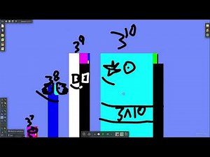 [Algodoo] Numberblocks - Tripled numbers from 3 to 59049