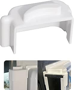 Refrigerator Door Flipper (Mullion) Repair Topper, Fit for Samsung Refrigerator RF28HDEDBSR, RF28HDWDBSR, RF31FMESBSR/AA, Compatible with Door Flipper DA97-12684D, DA97-12624A, DA97-12624B, 1 Pc White