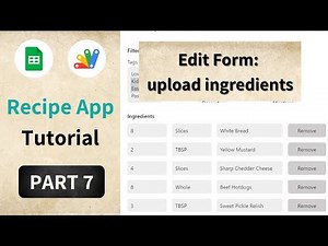 Import Related Ingredients to Recipe Edit Form- Recipe App Tutorial PT 7