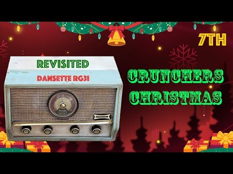 Crunchers Christmas: Dansette RG31 valve radiogram revisited