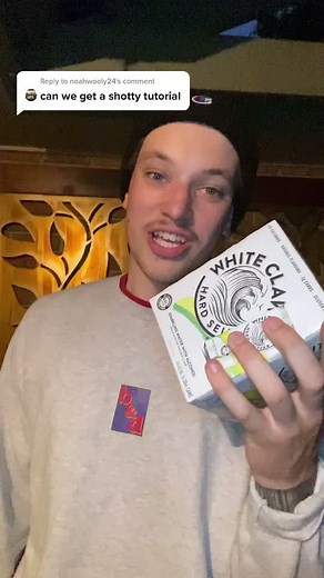 Reply to @noahwooly24 Shotgun Tutorial with a key and with ya teeth #shotgunseason #shotgun #whiteclaw (I’m Over 18)