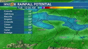 Here's a look at the additional rainfall potential for the rest of today. Rain chances continue to be up and down this week, so join WVLT News for the latest forecast where you live! | Meteorologist Heather Haley