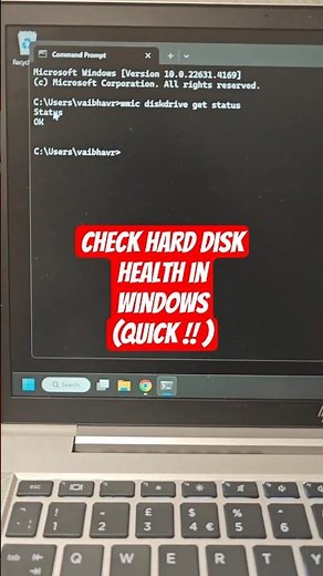 How to check hard drive health in windows 10 (Fast !)