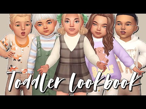 The Sims 4 | TODDLER LOOKBOOK 🧸 | + CC Links